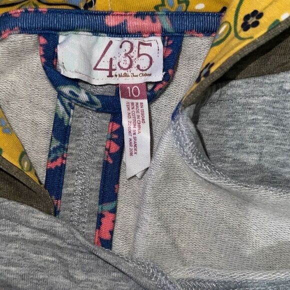 Matilda Jane Clothing MJ Fork In The Road Sleeveless Vest Gray Floral size 10 - Picture 3 of 5